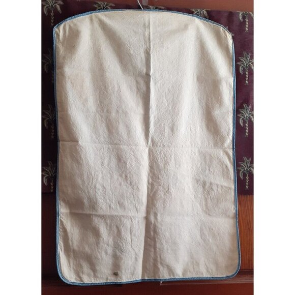 1940's Laundry Bag Embroidered Switzerland Lederhosen Man Corset Dress Lady - Picture 2 of 7